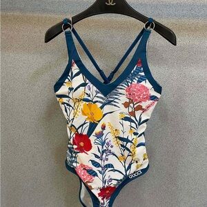 CHANEL Floral Print Bikini - Multicolor